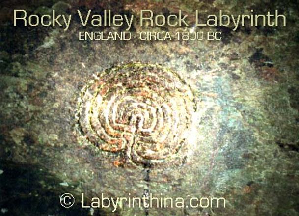 England rock carving